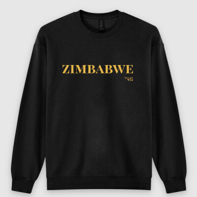 Zimbabwe Wordmark CrewNeck Sweatshirt Thumbnail