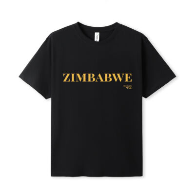 Zimbabwe Wordmark Unisex Tee Thumbnail