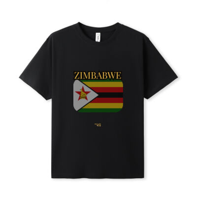 Zimbabwe Flag Unisex Tee Thumbnail