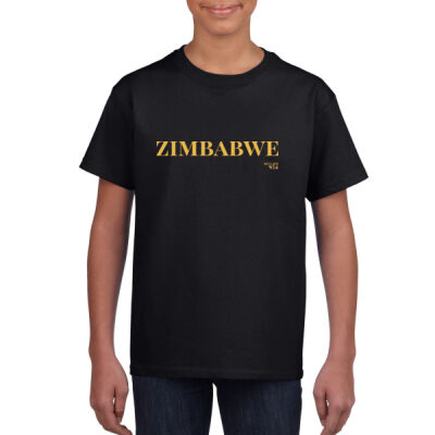 Zimbabwe Wordmark Youth Unisex Tee Thumbnail