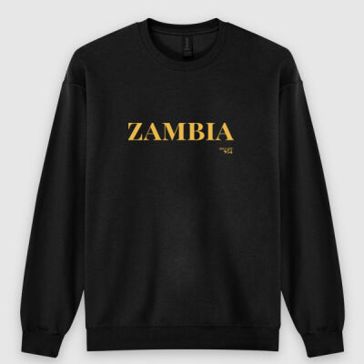 Zambia Wordmark CrewNeck Sweatshirt Thumbnail