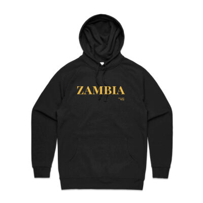 Zambia Wordmark Unisex Hoodie Thumbnail