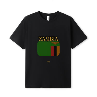 Zambia Flag Unisex Tee Thumbnail