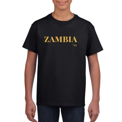 Zambia Wordmark Youth Unisex Tee Thumbnail