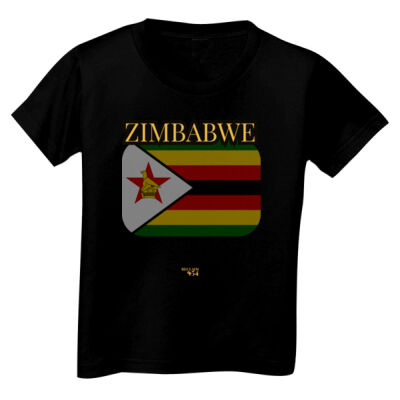 Zimbabwe Flag Toddler and Kids Unisex Tee Thumbnail