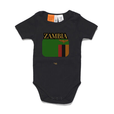 Zambia Flag Baby Onesie Thumbnail
