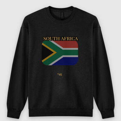 South Africa Flag CrewNeck Sweatshirt Thumbnail