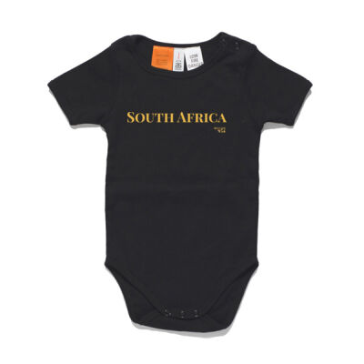 South Africa Wordmark Baby Onesie Thumbnail