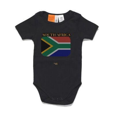 South Africa Flag Baby Onesie Thumbnail