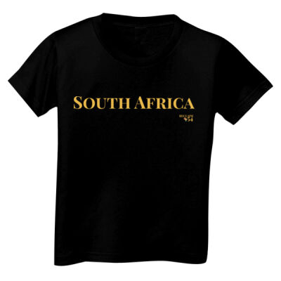 South Africa Wordmark Toddler and Kids Unisex Tee Thumbnail