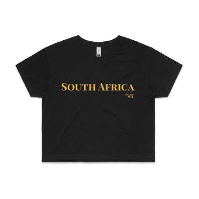 South Africa Wordmark Crop Tee Thumbnail