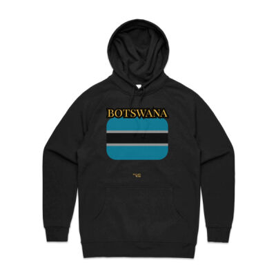 Botswana Flag Unisex Hoodie Thumbnail