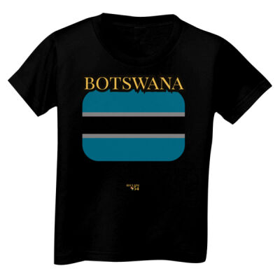 Botswana Flag Toddler and Kids Unisex Tee Thumbnail