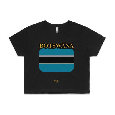 Botswana Flag Crop Tee Thumbnail