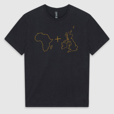 African + UK ADULT (black tee) Thumbnail