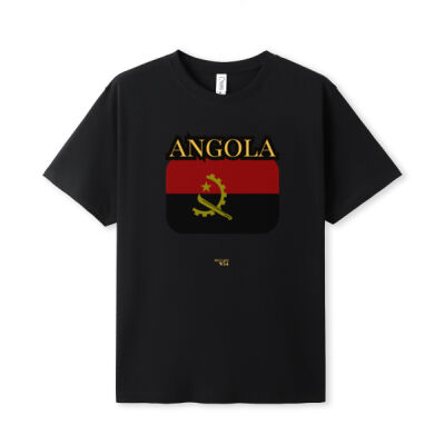 Angola Flag Unisex Tee Thumbnail