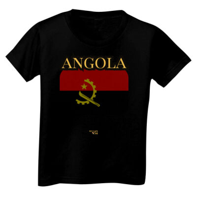 Angola Flag Toddler and Kids Unisex Tee Thumbnail