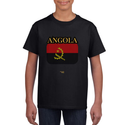 Angola Flag Youth Unisex Tee Thumbnail