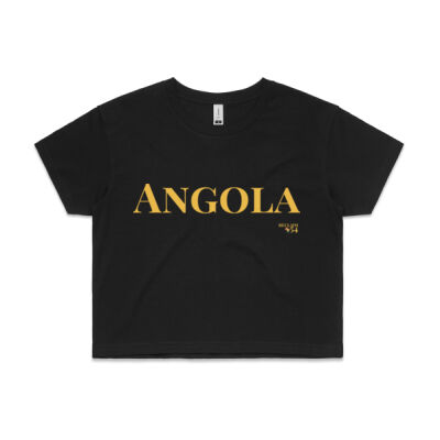 Angola Wordmark Crop Tee Thumbnail
