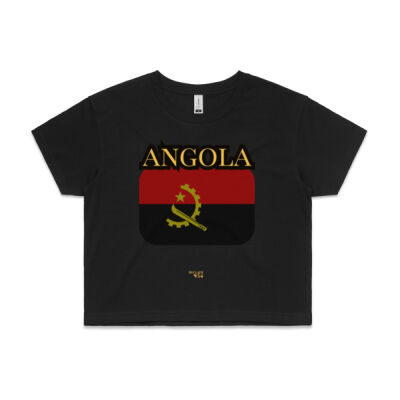 Angola Flag Crop Tee Thumbnail