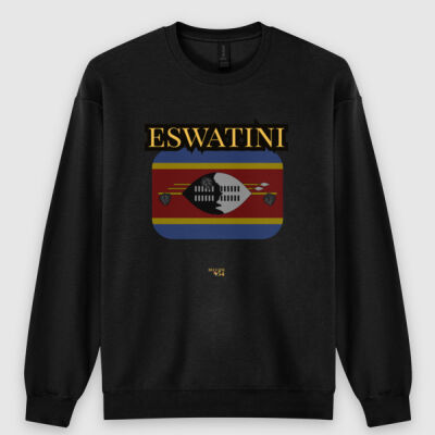 Eswatini Flag CrewNeck Sweatshirt Thumbnail