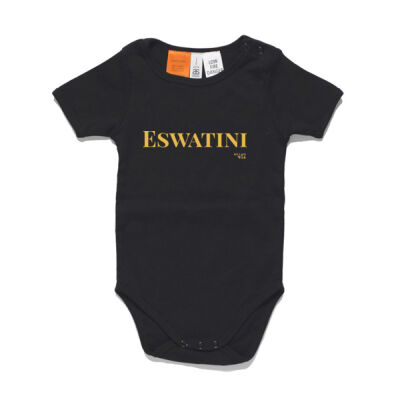 Eswatini Wordmark Baby Onesie Thumbnail
