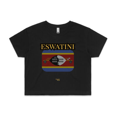 Eswatini Flag Crop Tee Thumbnail