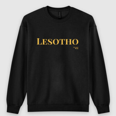 Lesotho Wordmark CrewNeck Sweatshirt Thumbnail