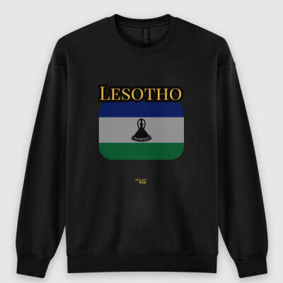 Lesotho Flag CrewNeck Sweatshirt Thumbnail