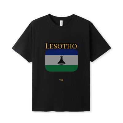 Lesotho Flag Unisex Tee Thumbnail
