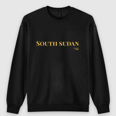 South Sudan Wordmark CrewNeck Sweatshirt Thumbnail