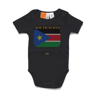 South Sudan Flag Baby Onesie Thumbnail