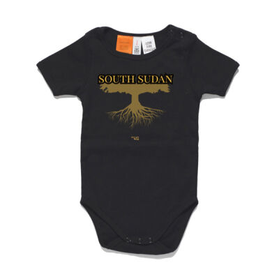 South Sudan Roots Baby Onesie Thumbnail