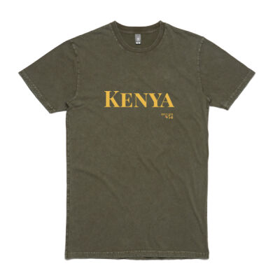 Kenya Wordmark Stone Wash Tee Thumbnail