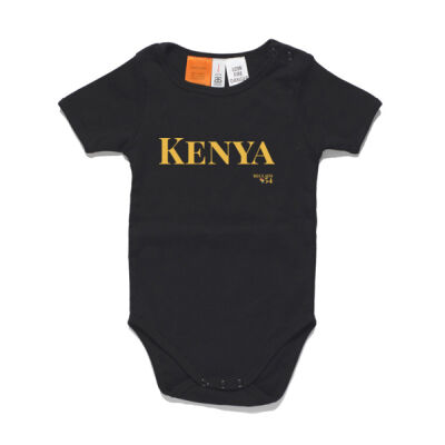 Kenya Wordmark Baby Onesie Thumbnail