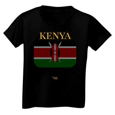 Kenya Flag Toddler and Kids Unisex Tee Thumbnail