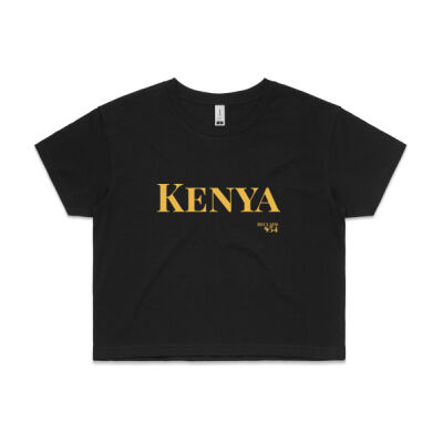 Kenya Wordmark Crop Tee Thumbnail