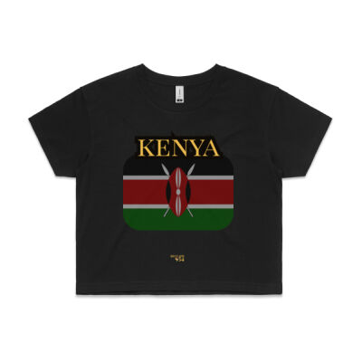 Kenya Flag Crop Tee Thumbnail