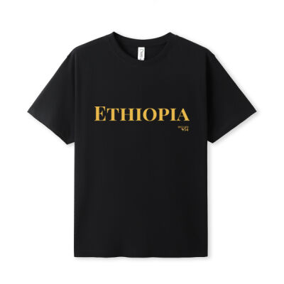 Ethiopia Wordmark Unisex Tee Thumbnail