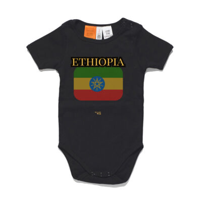 Ethiopia Flag Baby Onesie Thumbnail