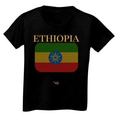 Ethiopia Flag Toddler and Kids Unisex Tee Thumbnail