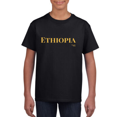 Ethiopia Wordmark Youth Unisex Tee Thumbnail