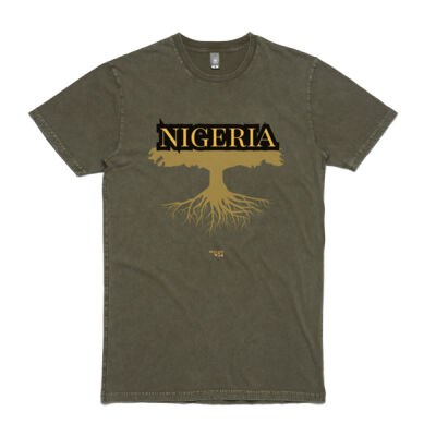 Nigeria Roots Stone Wash Tee Thumbnail