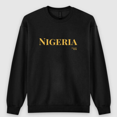 Nigeria Wordmark CrewNeck Sweatshirt Thumbnail