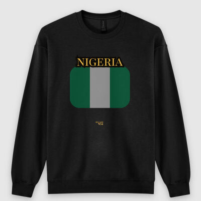 Nigeria Flag CrewNeck Sweatshirt Thumbnail