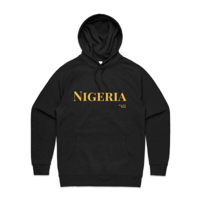 Nigeria Wordmark Unisex Hoodie Thumbnail