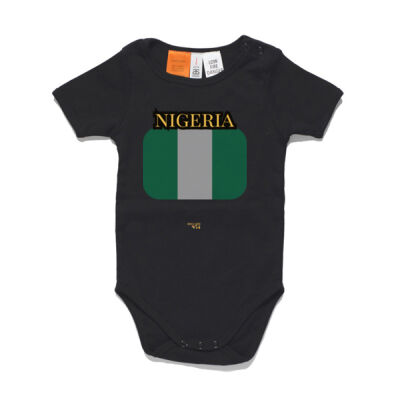 Nigeria Flag Baby Onesie Thumbnail