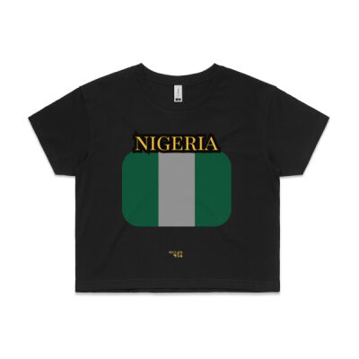 Nigeria Flag Crop Tee Thumbnail