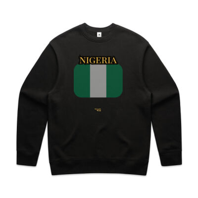 Nigeria Flag Men's Crew Thumbnail