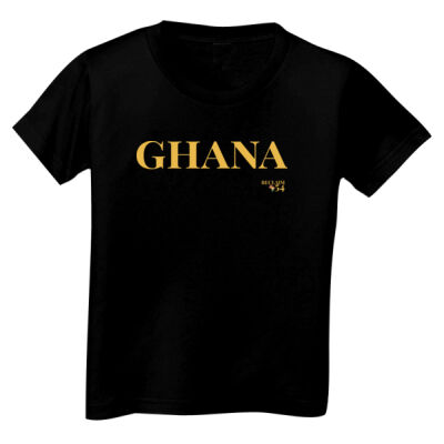 Ghana Wordmark Toddler and Kids Unisex Tee Thumbnail